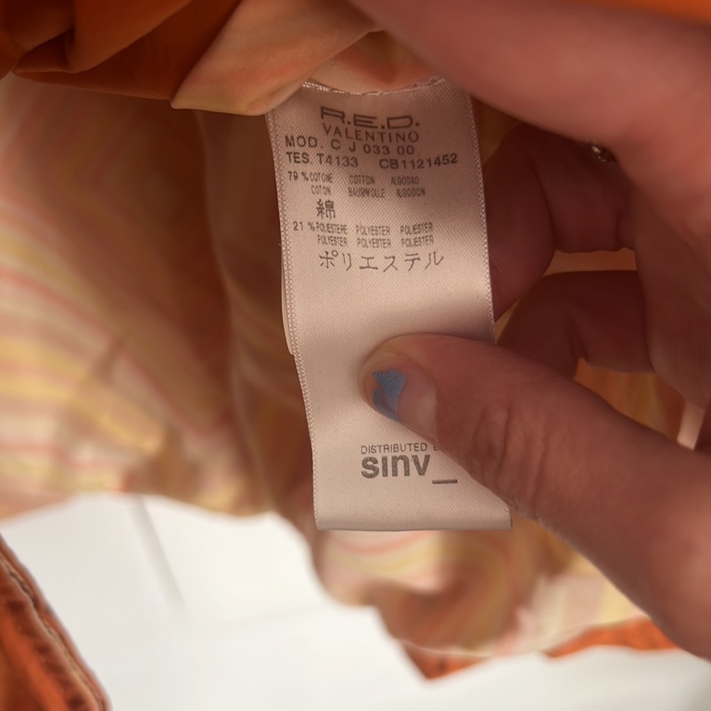 Red Valentino orange light weight jacket - Picture 9 of 10